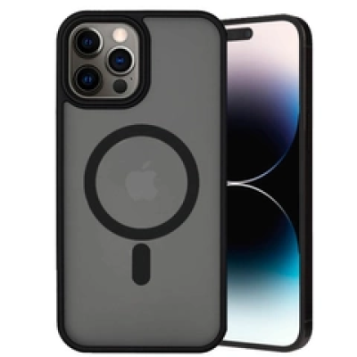 Накладка Stiff Cover Colorful Matte Magnetic Box для iPhone 14 Plus (6.7`)- чорний Накладка Stiff Cover Colorful Matte Magnetic Box для iPhone 14 Plus (6.7`)- чорний