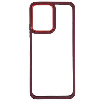 Накладка TPU+PC Lyon Case для Xiaomi Redmi Note 11 5G / Poco M4 Pro 5G- марсала