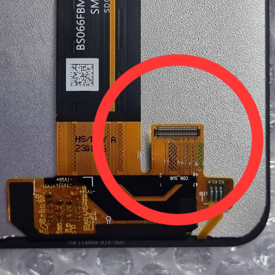 Дисплей для мобільного телефона Samsung A14 5G / A145f / A146b ( big роз`єм на нижню плату) з тачскріном Black