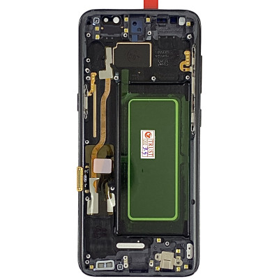 Дисплей для мобільного телефона Samsung S8 (G950) Oled with frame з тачскріном Black