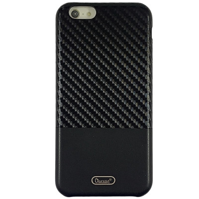 Накладка шкіряна OuCase for Aspor Rambo (карбон/шкіра) для iPhone 6- чорний Накладка шкіряна OuCase for Aspor Rambo (карбон/шкіра) для iPhone 6- чорний