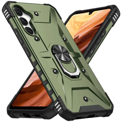 Протиударний чохол Pathfinder Ring для Samsung A14 4G/5G- зелений Протиударний чохол Pathfinder Ring для Samsung A14 4G/5G- зелений