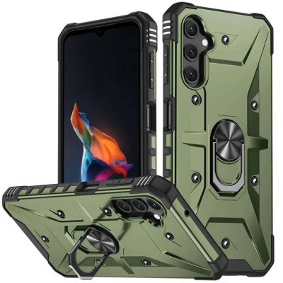 Протиударний чохол Pathfinder Ring для Samsung A34 5G- зелений Протиударний чохол Pathfinder Ring для Samsung A34 5G- зелений