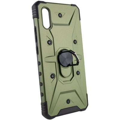 Протиударний чохол Pathfinder Ring для Xiaomi Redmi 9a- зелений Протиударний чохол Pathfinder Ring для Xiaomi Redmi 9a- зелений