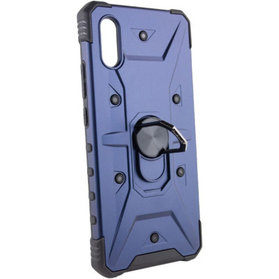 Протиударний чохол Pathfinder Ring для Xiaomi Redmi 9a- синій Протиударний чохол Pathfinder Ring для Xiaomi Redmi 9a- синій