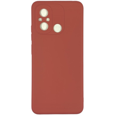 Накладка (з мікрофіброю) Soft Touch для Xiaomi Redmi 12C / Poco C55- камелія Накладка (з мікрофіброю) Soft Touch для Xiaomi Redmi 12C / Poco C55- камелія