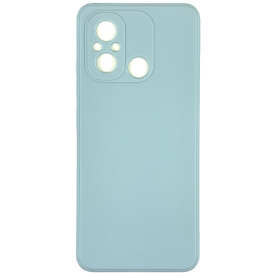 Накладка (з мікрофіброю) Soft Touch для Xiaomi Redmi 12C / Poco C55- світло блакитний Накладка (з мікрофіброю) Soft Touch для Xiaomi Redmi 12C / Poco C55- світло блакитний