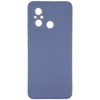 Накладка (з мікрофіброю) Soft Touch для Xiaomi Redmi 12C / Poco C55- сіра лаванда Накладка (з мікрофіброю) Soft Touch для Xiaomi Redmi 12C / Poco C55- сіра лаванда