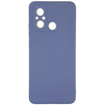 Накладка (з мікрофіброю) Soft Touch для Xiaomi Redmi 12C / Poco C55- сіра лаванда Накладка (з мікрофіброю) Soft Touch для Xiaomi Redmi 12C / Poco C55- сіра лаванда