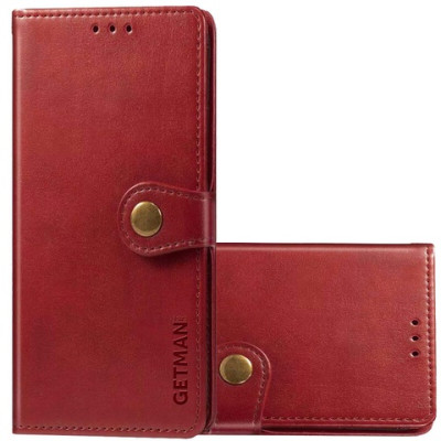 Чохол-книжка GETMAN Gallant шкіряний для Xiaomi Redmi Note 8T- червоний Чохол-книжка GETMAN Gallant шкіряний для Xiaomi Redmi Note 8T- червоний