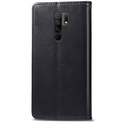 Чохол-книжка GETMAN Gallant шкіряний для Xiaomi Redmi Note 8T- чорний