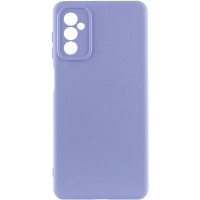 Накладка (з мікрофіброю) Silicone Cover Lakshmi Full Camera для Samsung M14 5G- бузковий