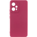 Накладка (з мікрофіброю) Silicone Cover Lakshmi Full Camera для Xiaomi Redmi Note 12 Turbo / Poco F5- марсала
