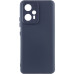 Накладка (з мікрофіброю) Silicone Cover Lakshmi Full Camera для Xiaomi Poco F5 Pro- темно-синій