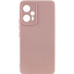 Накладка (з мікрофіброю) Silicone Cover Lakshmi Full Camera для Xiaomi Redmi Note 12T Pro- рожевий пісок