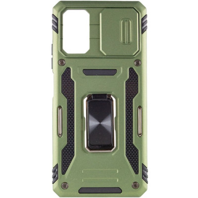 Протиударний чохол Camshield Army Ring для Xiaomi Redmi Note 12 5G / Poco X5 5G- оливковий