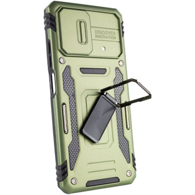 Протиударний чохол Camshield Army Ring для Xiaomi Redmi Note 12 5G / Poco X5 5G- оливковий