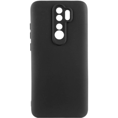 Накладка (з мікрофіброю) Silicone Cover Lakshmi Full Camera для Xiaomi Redmi 9- чорний