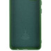 Накладка (з мікрофіброю) Silicone Cover Lakshmi Full Camera для Xiaomi Redmi Note 12s- темно-зелений