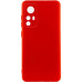 Накладка (з мікрофіброю) Silicone Cover Lakshmi Full Camera для Xiaomi Redmi Note 12s- червоний