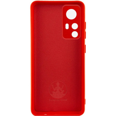 Накладка (з мікрофіброю) Silicone Cover Lakshmi Full Camera для Xiaomi Redmi Note 12s- червоний