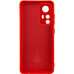 Накладка (з мікрофіброю) Silicone Cover Lakshmi Full Camera для Xiaomi Redmi Note 12s- червоний