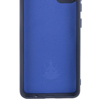Накладка (з мікрофіброю) Silicone Cover Lakshmi Full Camera для Xiaomi Redmi Note 12s- темно-синій
