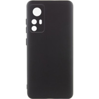 Накладка (з мікрофіброю) Silicone Cover Lakshmi Full Camera для Xiaomi Redmi Note 12s- чорний
