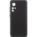 Накладка (з мікрофіброю) Silicone Cover Lakshmi Full Camera для Xiaomi Redmi Note 12s- чорний