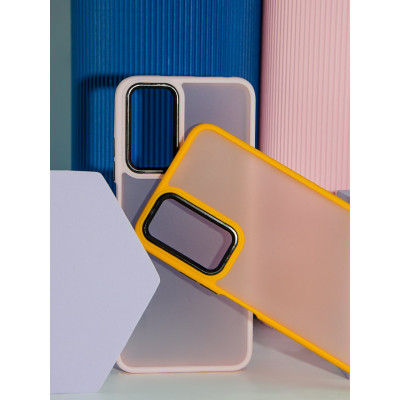 Накладка TPU+PC Lyon Frosted для Xiaomi Redmi 12C / Poco C55- помаранчевий Накладка TPU+PC Lyon Frosted для Xiaomi Redmi 12C / Poco C55- помаранчевий