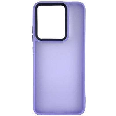 Накладка TPU+PC Lyon Frosted для Xiaomi Redmi 12C / Poco C55- бузковий