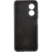 Накладка (з мікрофіброю) Silicone Cover Lakshmi Full Camera для Oppo A17- чорний