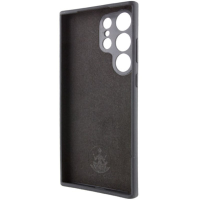 Накладка (з мікрофіброю) Silicone Cover Lakshmi Full Camera для Samsung S23 Ultra- чорний