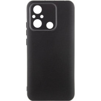 Накладка (з мікрофіброю) Silicone Cover Lakshmi Full Camera для Xiaomi Redmi 12C / Poco C55- чорний