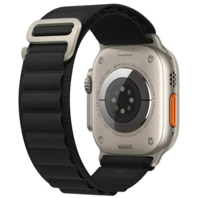 Ремінець Alpine Loop для Apple Watch 38/40/41/42mm(ser.10)- чорний Ремінець Alpine Loop для Apple Watch 38/40/41/42mm(ser.10)- чорний
