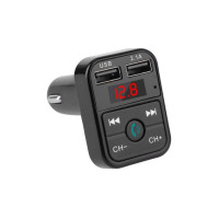 FM модулятор (трансмітер) B2 (Bluetooth+MP3 плеер + 2 USB) 2.1A FM модулятор (трансмітер) B2 (Bluetooth+MP3 плеер + 2 USB) 2.1A