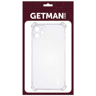 Накладка GETMAN посилені кути для Xiaomi Redmi 12 / Poco M6 Pro 5G- прозорий Накладка GETMAN посилені кути для Xiaomi Redmi 12 / Poco M6 Pro 5G- прозорий