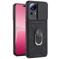 Протиударний чохол Camshield Serge Ring для Xiaomi 13 Lite- чорний Протиударний чохол Camshield Serge Ring для Xiaomi 13 Lite- чорний