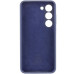 Накладка (з мікрофіброю) Silicone Cover Lakshmi Full Camera для Samsung S23- темно-синій