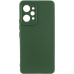 Накладка (з мікрофіброю) Silicone Cover Lakshmi Full Camera для Xiaomi Redmi 12 / Poco M6 Pro 5G- темно-зелений
