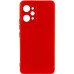 Накладка (з мікрофіброю) Silicone Cover Lakshmi Full Camera для Xiaomi Redmi 12 / Poco M6 Pro 5G- червоний