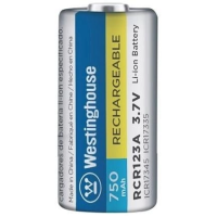 Акумулятор RCR123A / 16340 Westinghouse (ICR17335) 750mAh Акумулятор RCR123A / 16340 Westinghouse (ICR17335) 750mAh