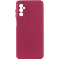 Накладка (з мікрофіброю) Silicone Cover Lakshmi Full Camera для Samsung M34 5G- марсала