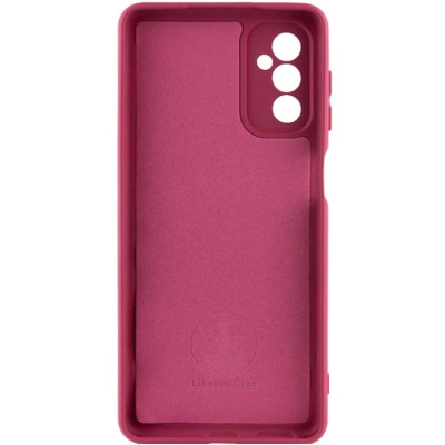Накладка (з мікрофіброю) Silicone Cover Lakshmi Full Camera для Samsung M34 5G- марсала