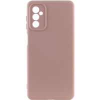 Накладка (з мікрофіброю) Silicone Cover Lakshmi Full Camera для Samsung M34 5G- рожевий пісок