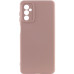 Накладка (з мікрофіброю) Silicone Cover Lakshmi Full Camera для Samsung M34 5G- рожевий пісок