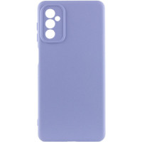 Накладка (з мікрофіброю) Silicone Cover Lakshmi Full Camera для Samsung M34 5G- бузковий