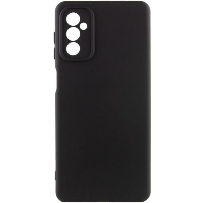 Накладка (з мікрофіброю) Silicone Cover Lakshmi Full Camera для Samsung M34 5G- чорний