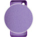 Накладка (з мікрофіброю) Silicone Cover Lakshmi Full Camera для Samsung S21- фіолетовий