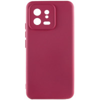 Накладка (з мікрофіброю) Silicone Cover Lakshmi Full Camera для Xiaomi 13- марсала
